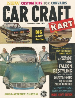 CAR CRAFT 1961 NOV - COOL CUSTOMS & CAR SHOWS, KARTS